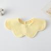 Comfortable Baby Feeding Bib Double-sided Wearing Cotton Saliva Towel New Drool Burp Cloth  Newborn