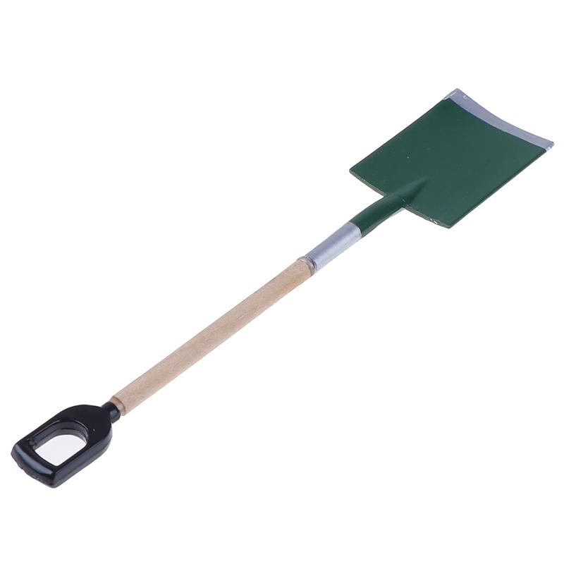 3Psc/Set Metal Garden Spade Rake Tools For Dolls House Miniatures Accessories