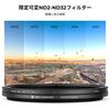 Concept 77mm Variable ND Filter Light Attenuation Adjustment Unevenness Control Variable AGC Optical Glass Coating Water Repellent and Stain Resistant