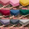 Warm Plush Elastic Fitted Sheet Mattress Cover Winter Bedspread 90/150/180cm King Size Solid Flannel Double Bed Bed Sheet (no Pillowcases)