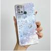 Phone Case For Realme 7I RMX2103 C17 Shockproof Case For Realme C17 Pretty Flowers Liquid Soft Silicone Back Cover Bumper Fundas