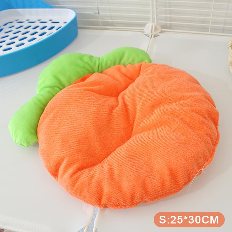 Теплый коврик в форме морковки для кролика, мягкий, дышащий, милый спальный коврик для домашних животных, мелких животных, хомяка, кролика, щенка, котенка, спальное место