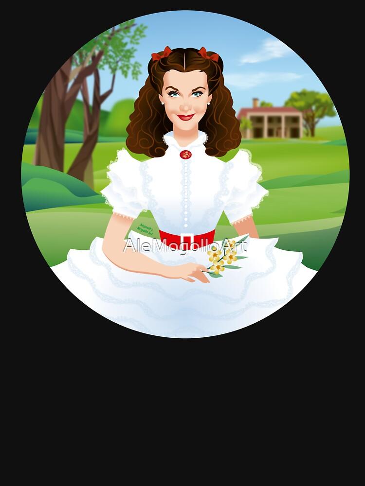 Gone with the Wind White dress Classic T-Shirt