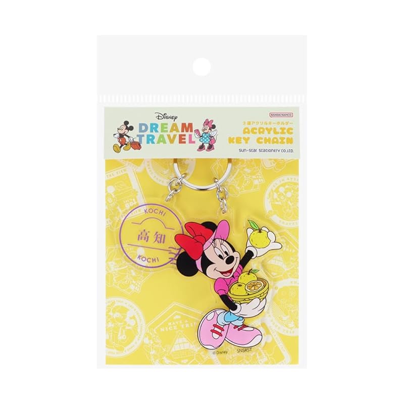 [Sunstar Stationery] disney key ring acrylic DREAM TRAVEL minnie mouse Kochi prefecture S8348731