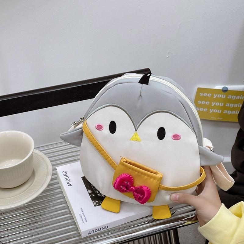 Husky Cute Penguinturtle Dolphin Cartoon Animal Shaped Children Bag Canvas