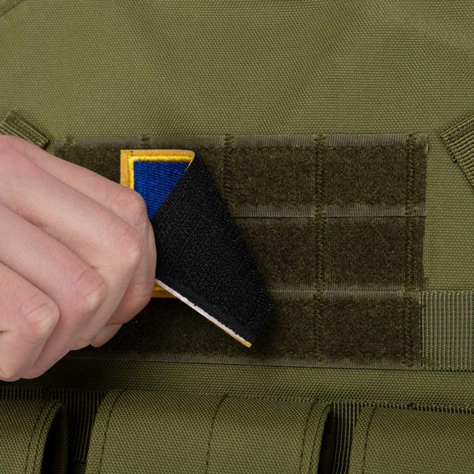 Шеврон патч на липучке "Я Українець" TY-9927 желтый-голубой (комплект 2 шт)