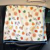 Embroidered Car Window Sunshade Suction Cup Auto Sliding Curtain  For Kid Baby Children