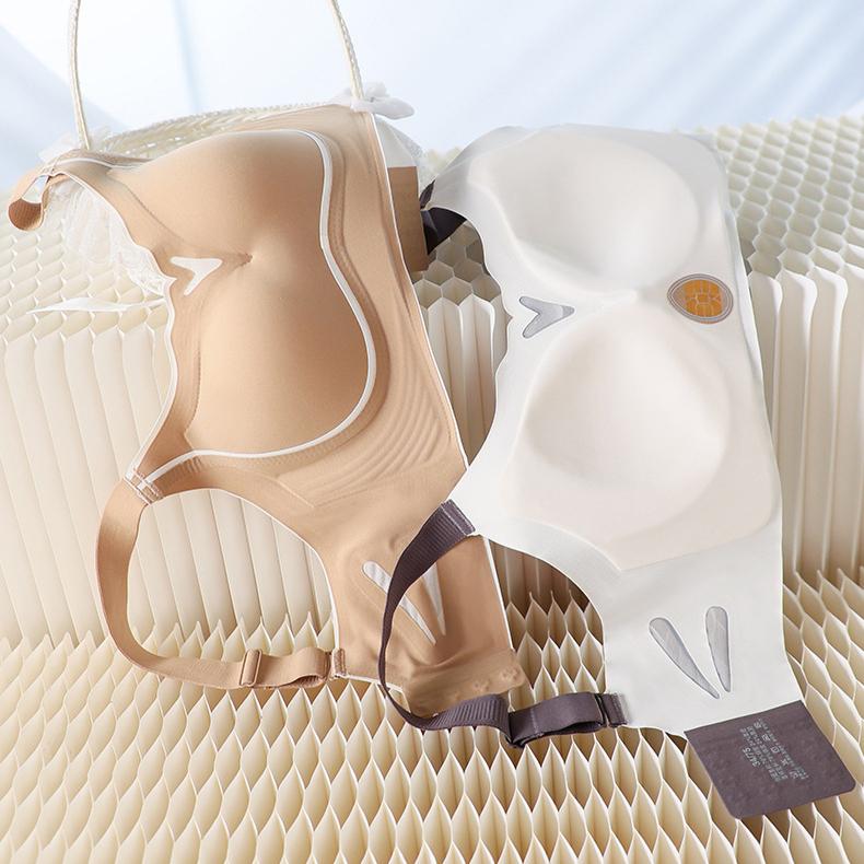 Нежное нижнее белье для женщин, сексуальное, без косточек, пуш-ап бюстгальтер с поддержкой против провисания, регулируемый собирающий бюстгальтер