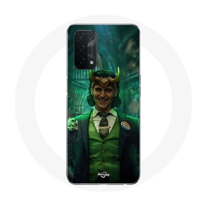 Coque - Maniacase - Oppo A74 - Souple - Noir - Loki Thor Ragnarok