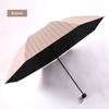 Paradise Umbrella Клетчатый зонт для мужчин и женщин, Двойное использование для солнца и дождя, Зонт от солнца с черным покрытием, Защита от солнца, Защита от УФ-излучения, Складной