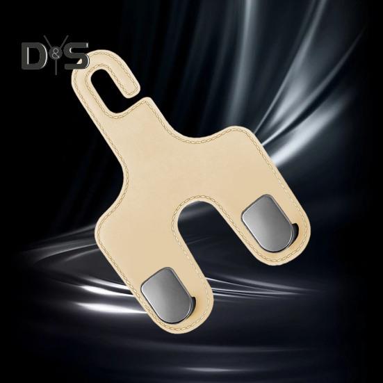 Двойные крючки на спинку автомобильного сиденья, высокая прочность, сильная несущая способность, простая установка, скрытый многофункциональный органайзер для хранения, крючок-вешалка