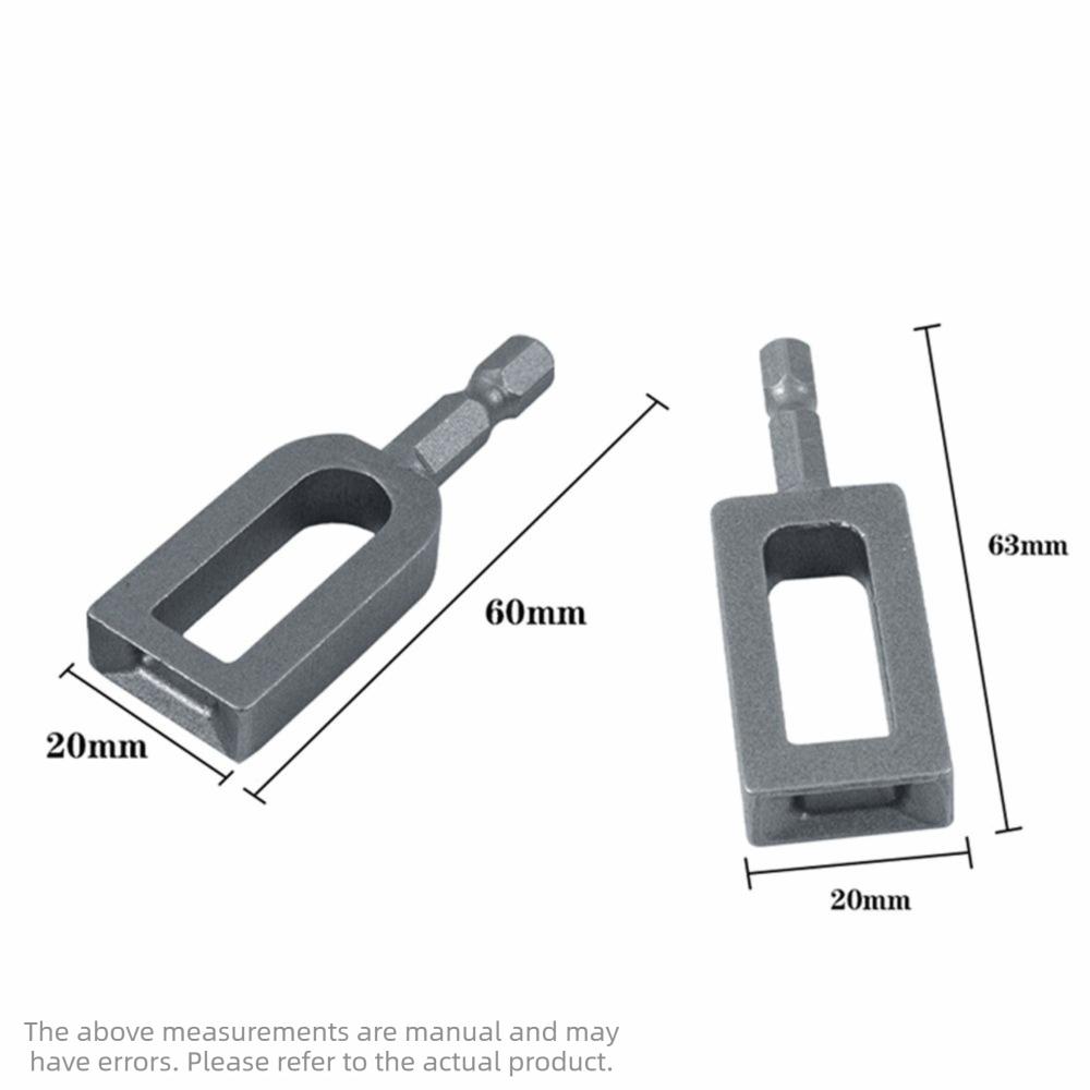 Heavy Duty Wire Twisting Tool 1/4" Hex Shank Alloy Steel Wire Knotter Drill Wire Twister