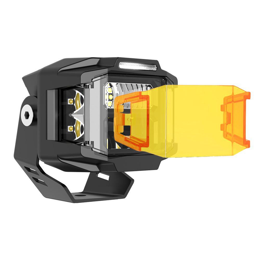 3-Inch LED Spotlight for Wrangler Off-Road Front Bumper A-Pillar Modification