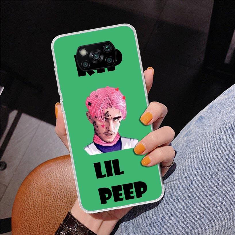 Чехол для телефона singer Lil Peep для Xiaomi Poco X5 X6 X7 Pro X4 Gt F7 Ultra M8 M7 Redmi 15C 15 13C 13 12C 12 Уникальный чехол Coque Poco