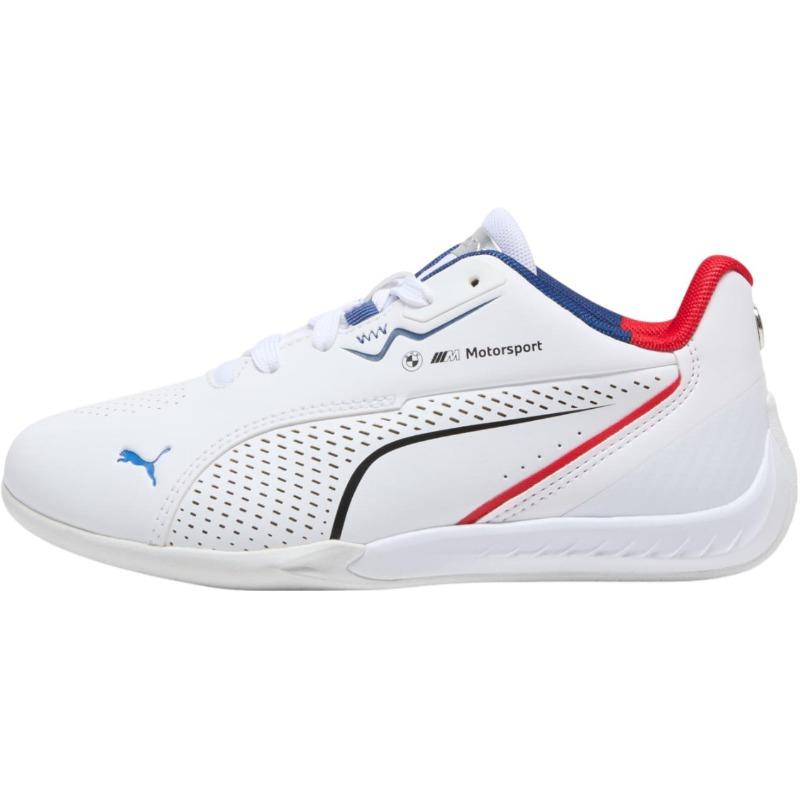 Puma Детские белые повседневные кроссовки BMW M Drift Cat 11 низкие 308864-02
