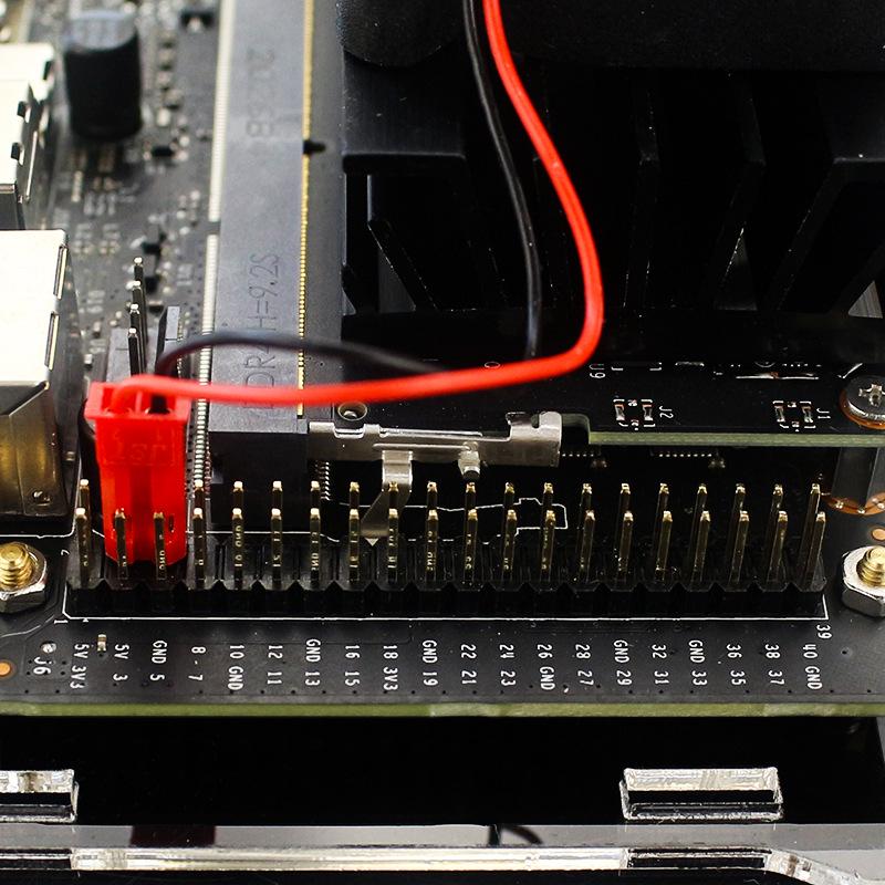 Акриловый корпус NVIDIA Jetson Nano 2 ГБ с вентилятором и комплектом для камеры (A02/B01)