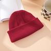 Winter Out Warm Melon Fur Hat, Knitted Hat Women, Knitted Hat Men's Solid Color Versatile Couple Pullover Hat