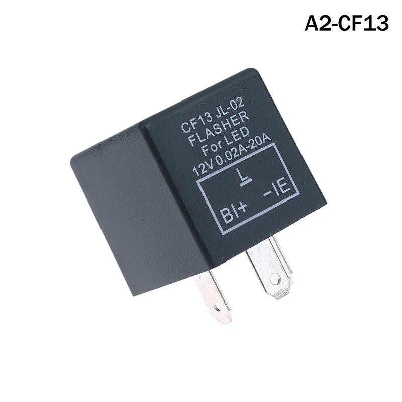 Cf13Kt Cf13 Cf14 Universal 3 Pins 12V 0.02A-20A Adjustable Led Turn Light Flasher Flash Relay Motorcycle Switch