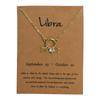 Подвеска в виде карты созвездия, цепочка на ключицу, ожерелье «Двенадцать созвездий», комплект с ожерельем «Созвездие» из циркония
