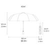 Football Strasbourg Crest Umbrella 8-Frame for Travel, Camping, Casual Lightweight Portable Umbrella, Essential for Every Family Holidays Gift