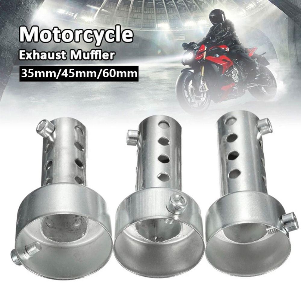 Universal Fit Motorcycle Exhaust Muffler Removable Metal Muffler Pipe Off-road Vehicles