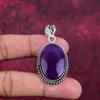 Подвеска с аметистом, ювелирные изделия из драгоценных камней, подвеска из цельного серебра 925 пробы, подарок для женщин, подвеска ручной работы