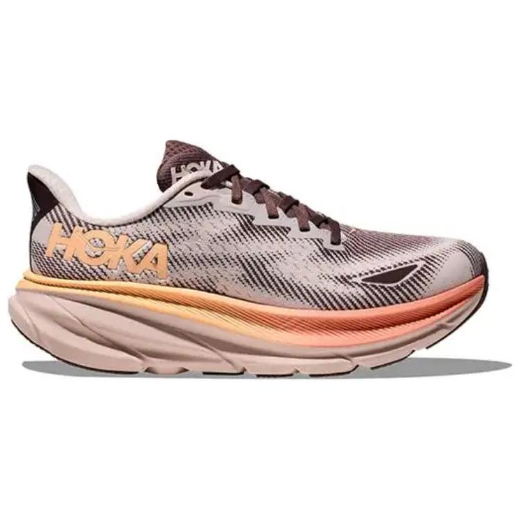 HOKA Clifton 9 GORE-TEX Cosmic Pearl Smoky Quartz Женские кроссовки Розовые 1141490-CMK