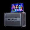 Домашняя аудиосистема SANSUI Q58 для KTV и караоке с двумя микрофонами, штекер CN (адаптер в комплекте)