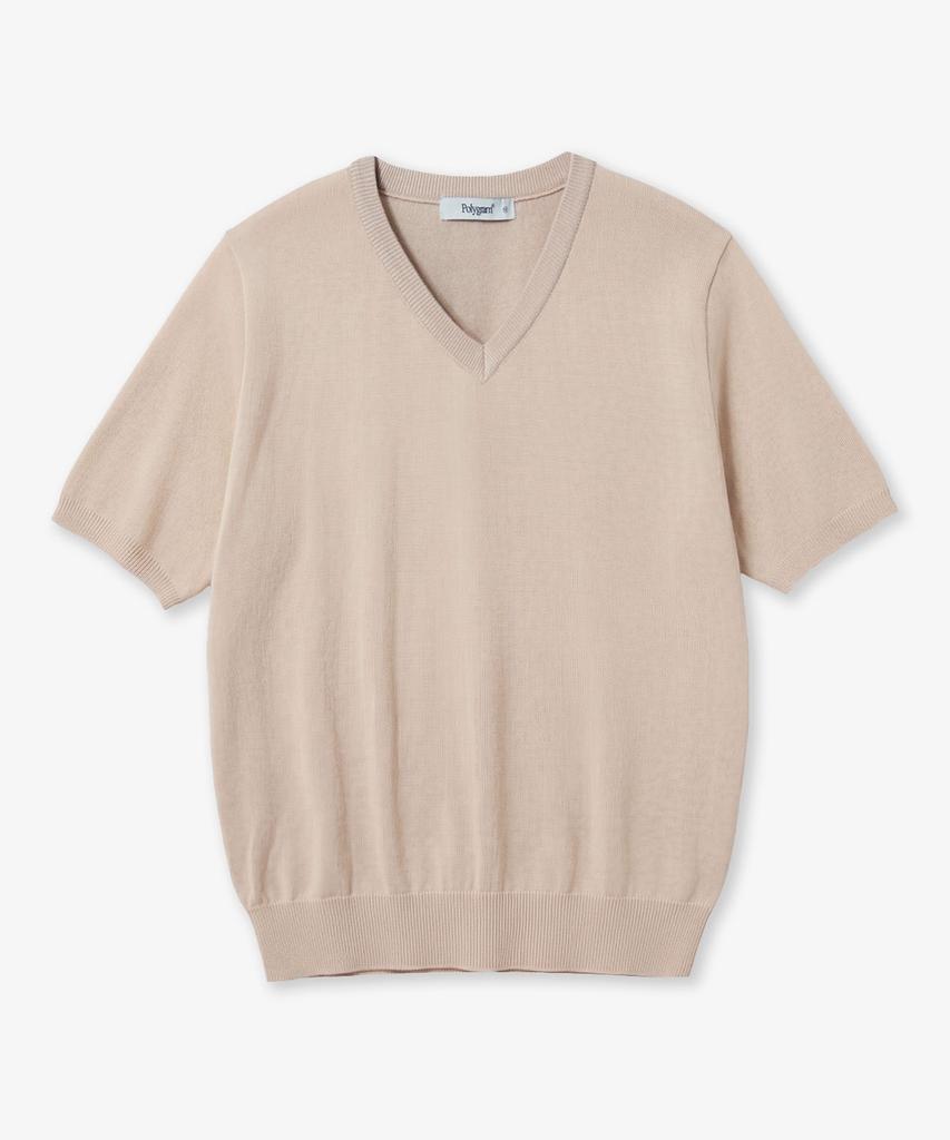POLYGRAM Cool Touch Essential V-Neck Short Sleeve Knit - 7 Colors