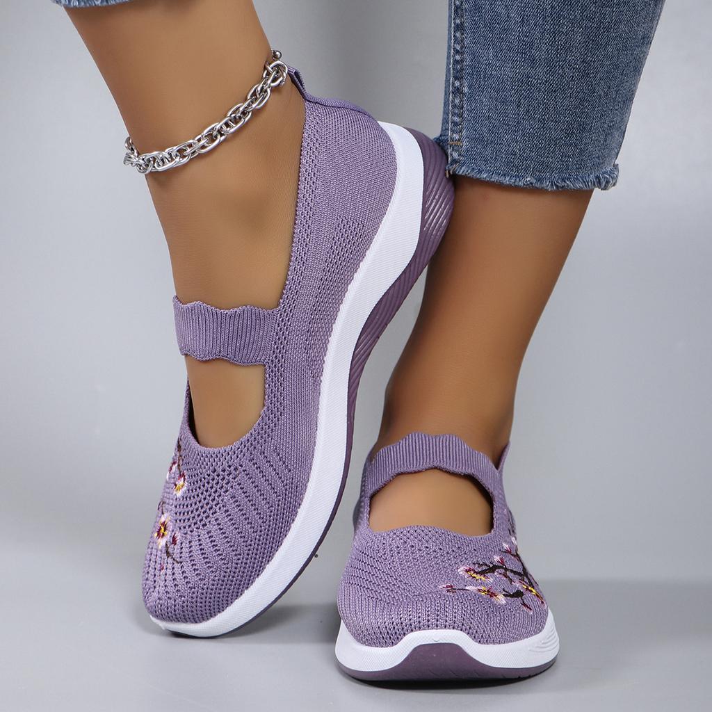Women's Summer Breathable Mesh Flat Shoes Women's Shoes Casual Sports Shoes