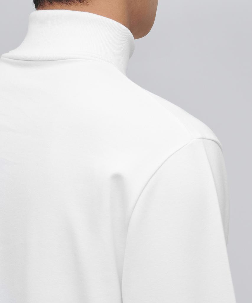 MUSINSA STANDARD Ponte Turtleneck Long Sleeve T-Shirt [Off-White]
