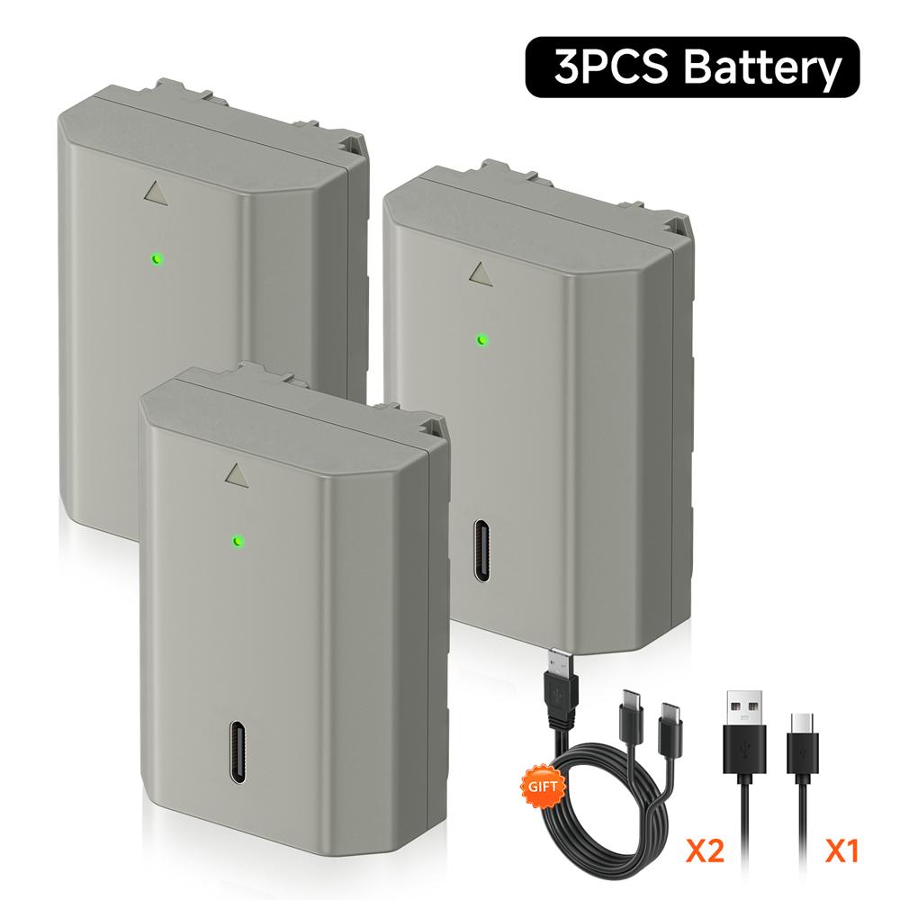 PALO NP-FZ100 NP FZ100 Np Fz100 Battery+Type C Port for Sony A6700 BC-QZ1 Sony Alpha A9 a7R III A7 III A7R3 a7R IV A6600 ZV-E1