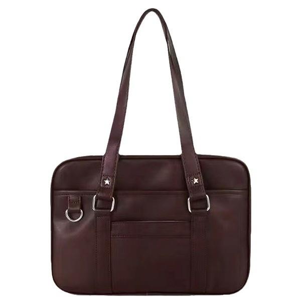 Японская Оригинальная Базовая Сумка для Школьной Формы Jk Pu Crossbody Портативная Наплечная Студенческая Большая Вместимость