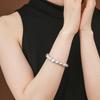 LSOOYH Natural Freshwater Pearl Bracelet For Women Pearl Jewelry Fashion Geometric Pearl Bracelet
