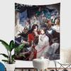 Тянь Гуань Ци Фу Хиппи Настенные Гобелены Искусство Научная Фантастика Комната Домашний Декор Каваий Декор Комнаты