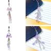 Unique Acrylic Jellyfish Keychain Phone Straps Chain Delicate Bag Purse Pendant for Phones Keys and Headphone Decoration