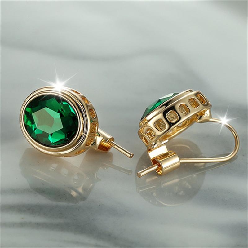 Винтажные синие овальные серьги-капли, женские элегантные свадебные банкетные украшения, подарки, серьги для помолвки и вечеринки