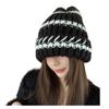 Weuiean Knit Watch Loose Winter Hat for Men and Hat, Cap, Beanie, Ribbed, Fit, Women, PXZZ-144 (Black)