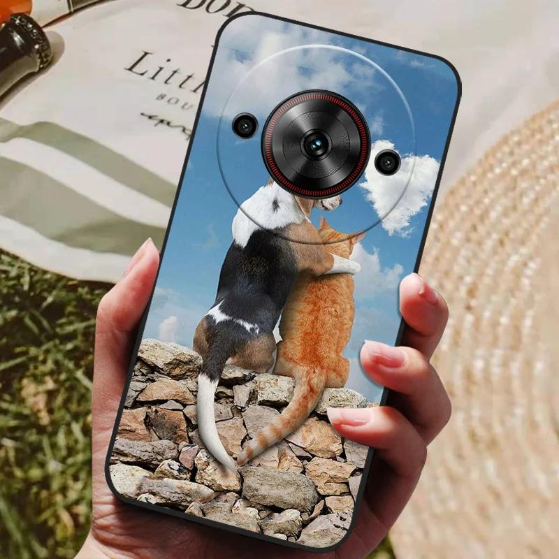 Для ZTE Blade A75 5G Чехол Крутой Расписной Силиконовый ТПУ Мягкий Чехол для ZTE Blade A75 5G Чехлы Черный Защитный Чехол для Телефона A 75 5G