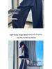 Women's High-Waist Striped Sweatpants - Slimming & Loose Fit for Autumn 2025