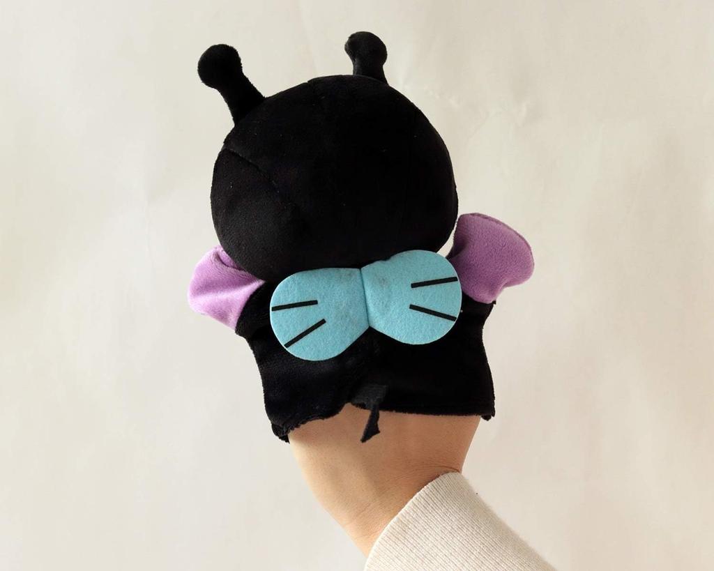 Куклы-марионетки Ёситоку, маленькие (Анпанман + Байкинман) x Набор из 2 штук, Плюшевые игрушки, Двигающиеся куклы, Танцы руками, Кукольные представления, Спектакли, Школьные выступления,