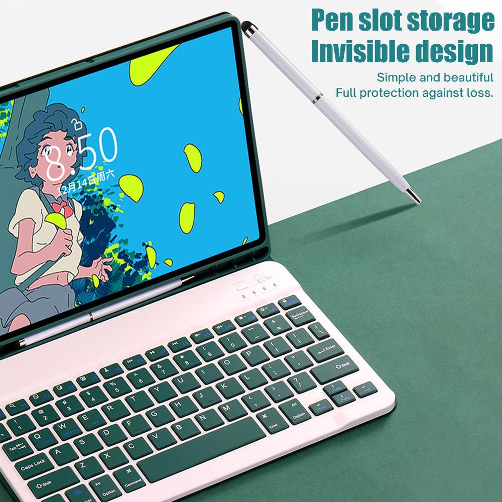 Для Samsung Galaxy Tab S6 Lite A7 10,4 A8 10,5 A9 + S7 S8 S9 11 S7 S8 S9FE Plus 12,4 A7 Lite A9 8,7 S8 S9 Ultra14,6 с клавиатурой