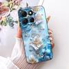 For Motorola Moto G86 Power Cute Flower Butterfly Cat Painted Case For Moto G86 G86Power Black Silicone Soft Phone Cases