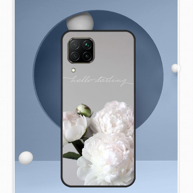Пионы Красивый Цветок Для Huawei Nova Y72 Y90 Y61 Y91 Y60 Y70 12s 12i 11i 8i 9 10 SE P20 P40 Lite P60 P30 Pro Чехол
