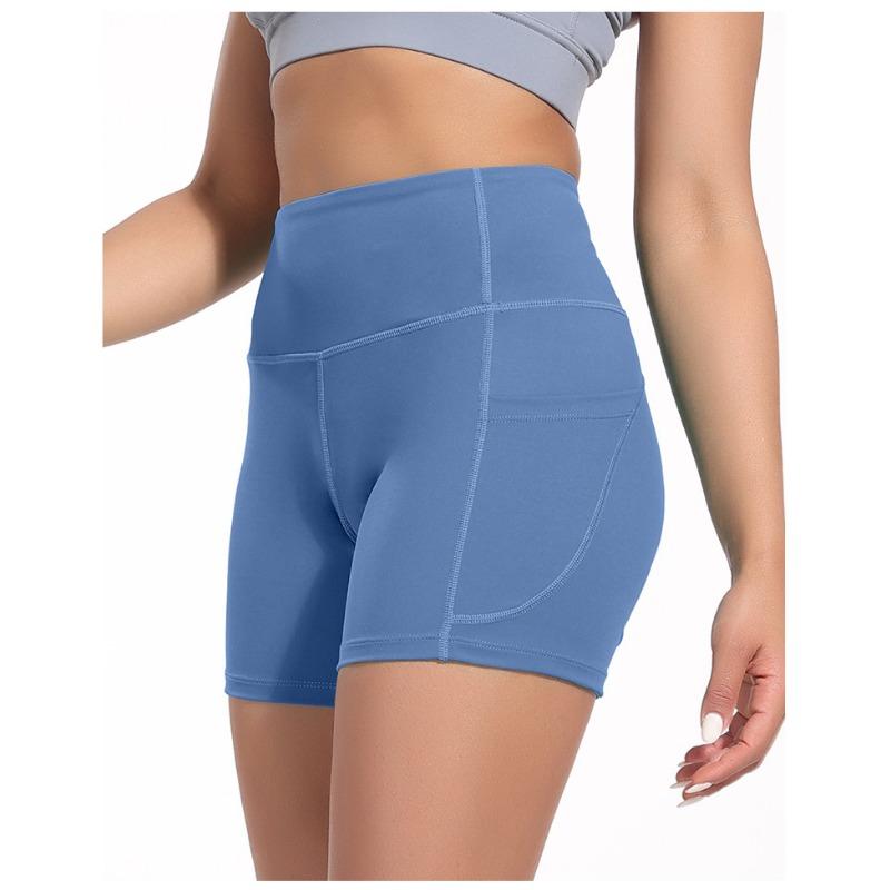 Women S High Elastic Tight Yoga Shorts For Fitness Running Cycling