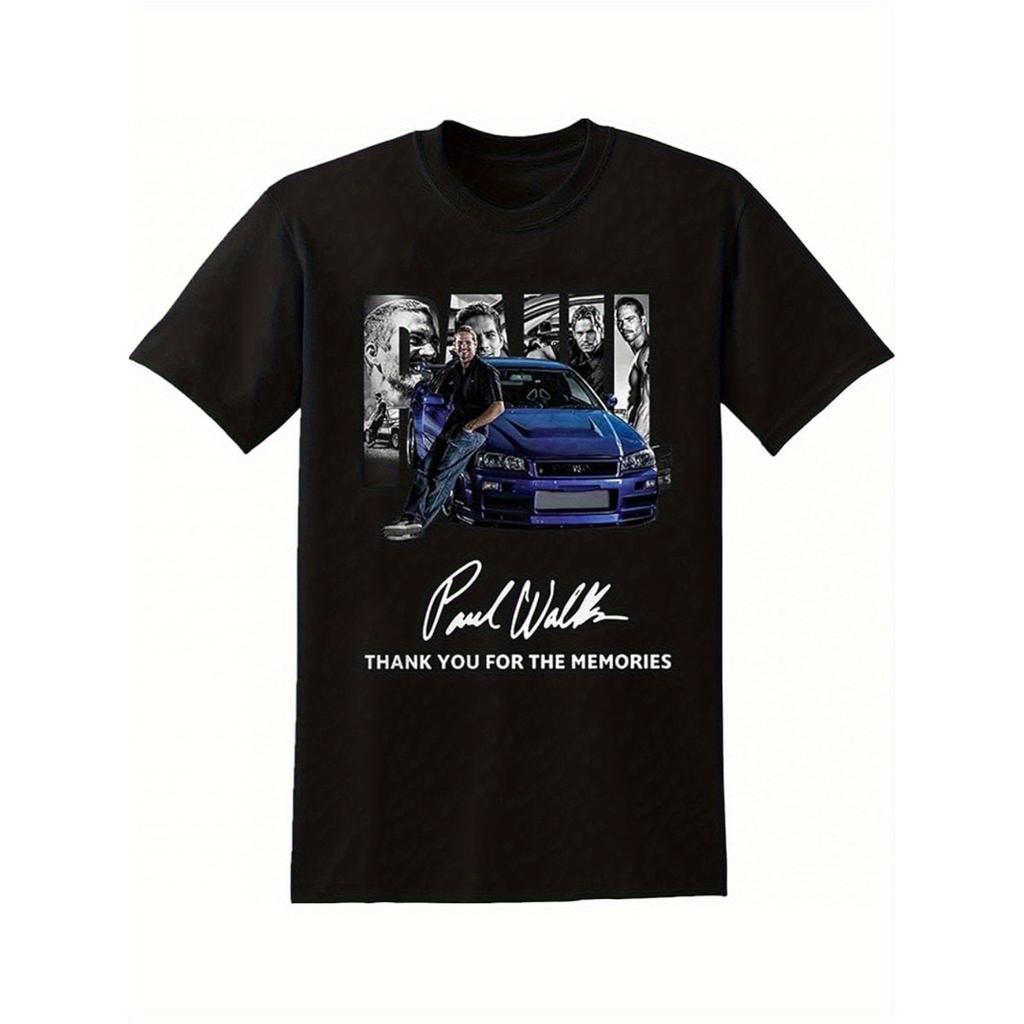 2026 Unisex Retro Racing Car Graphic Tshirt Short Sleeve Crew Neck Loose Fit Vintage Sports Auto Art Print Cotton Black Tops