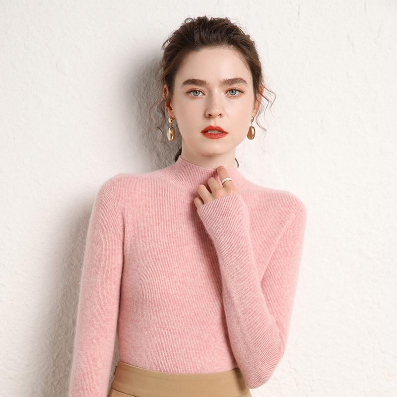 Women's Cashmere Sweater Qinghe Cashmere 100% Cashmere Women's Autumn and Winter Cashmere Sweater Soft and Warm