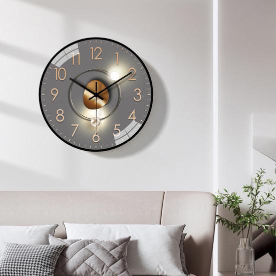 8-дюймовые современные настенные часы, бесшумные, не тикающие, на батарейках, настенные часы для гостиной, спальни, кухни, офиса, классного декора