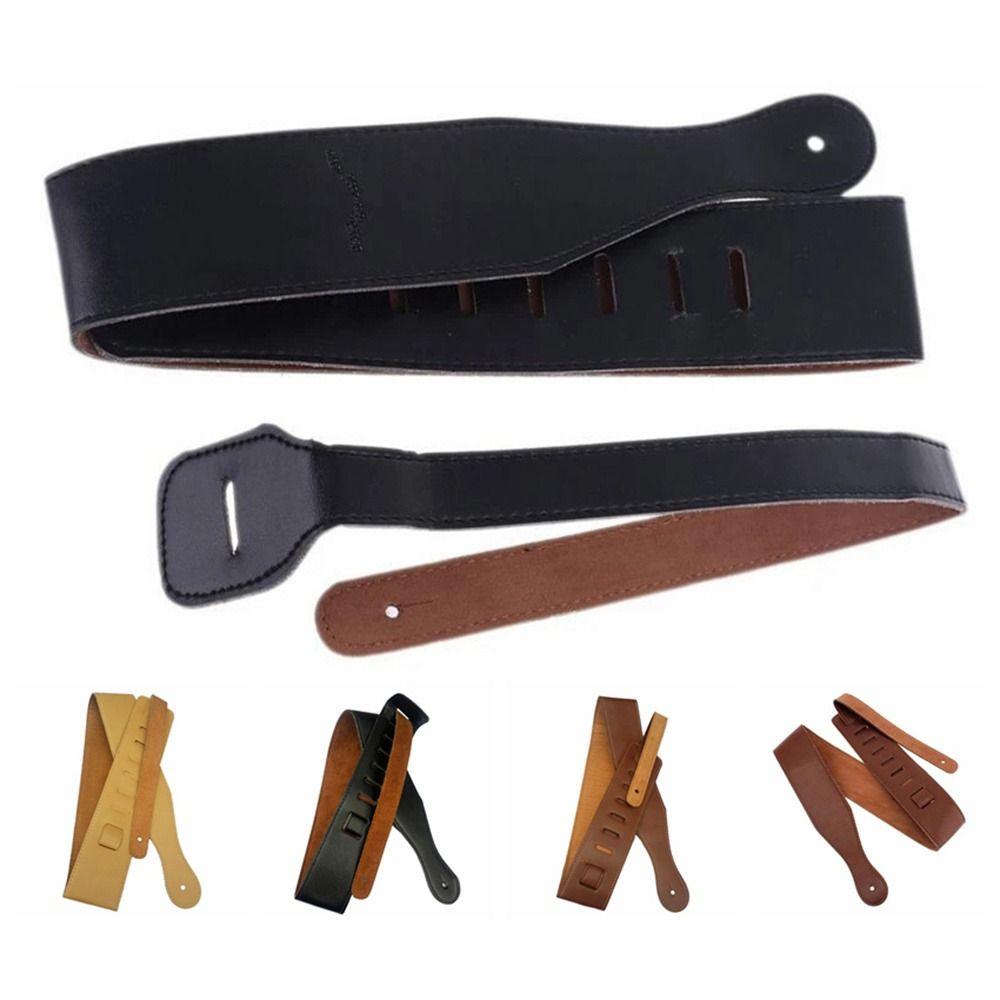 Плечевой ремень для гитары из ПУ кожи, регулируемый гитарный ремень, ремень для укулеле, гитарные аксессуары