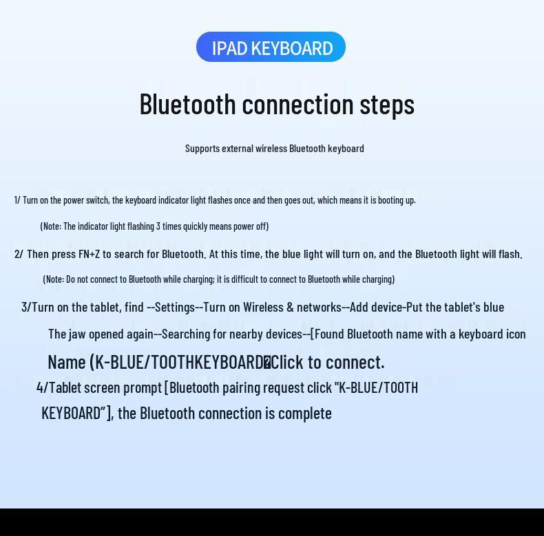 Магнитная съемная тонкая Bluetooth-клавиатура с тачпадом для Microsoft Surface Pro 3-7